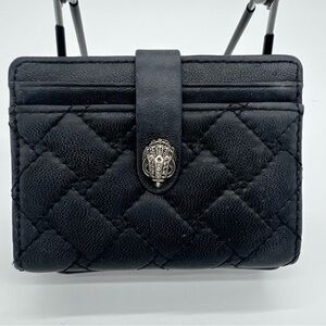 Kurt Geiger Black Leather Multi Card Holder Bifold